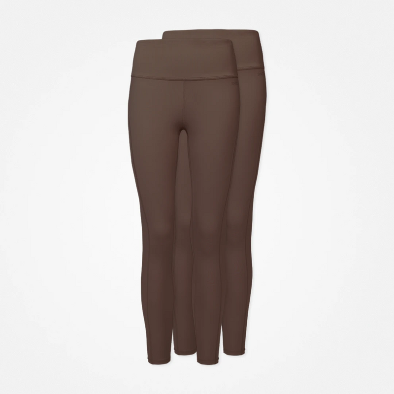 {"alt": "Leggings taille haute - Pantalons - Marron", "quantity":"2"}