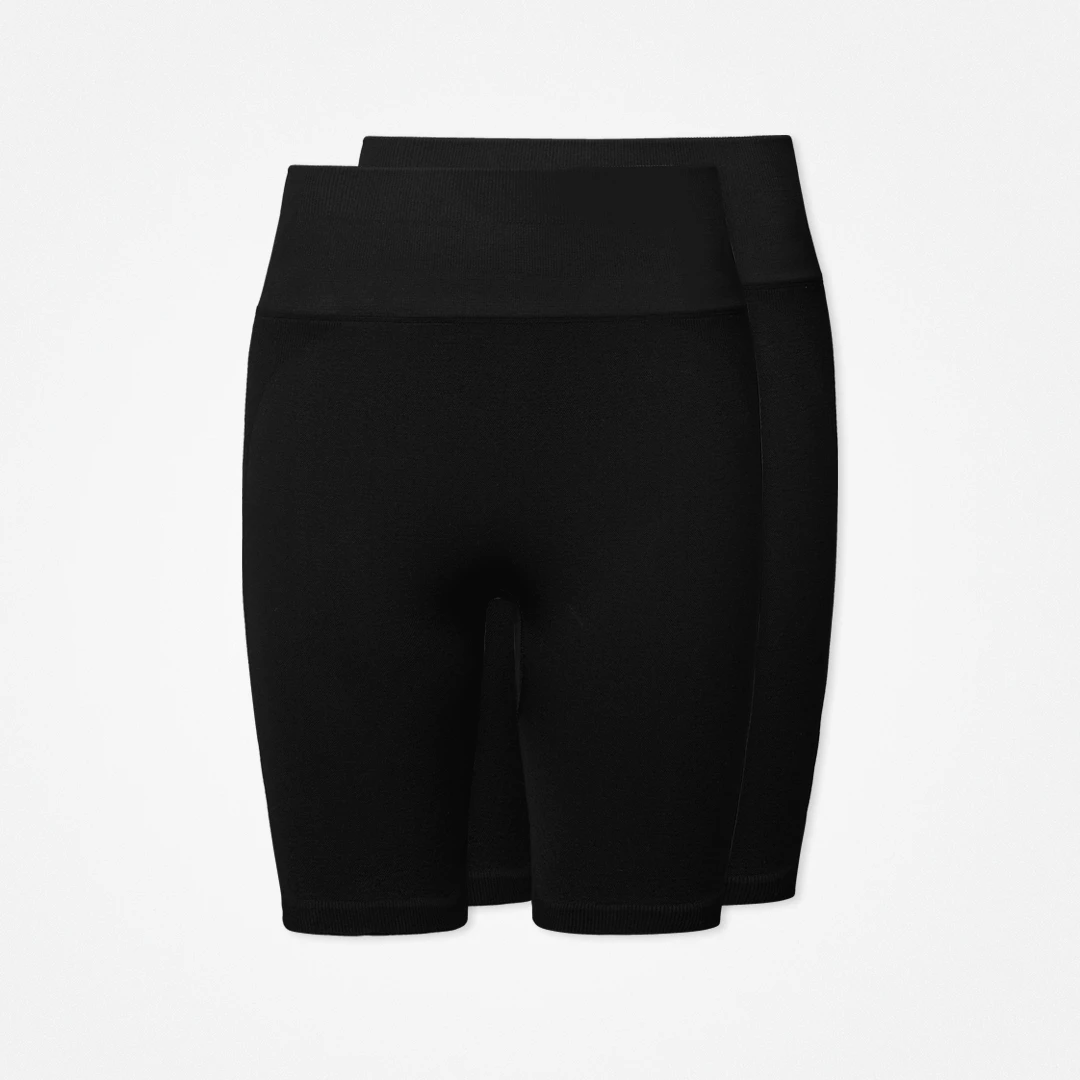 {"alt": "Booty Scrunch Radlerhose Damen - Hosen - Schwarz", "quantity":"2"}