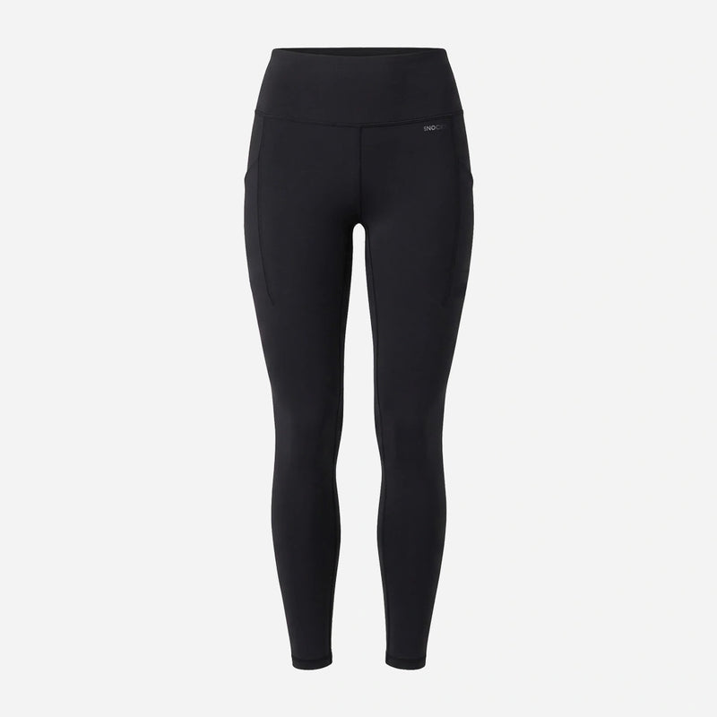 Premium High Waist Leggings mit Taschen - Hosen - Schwarz