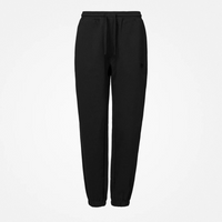 Pantaloni della tuta a vestibilità ampia da donna - Pantaloni - Nero