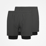 {"alt": "2 in 1 Shorts Herren - Hosen - Dunkelgrau", "quantity":"2"}