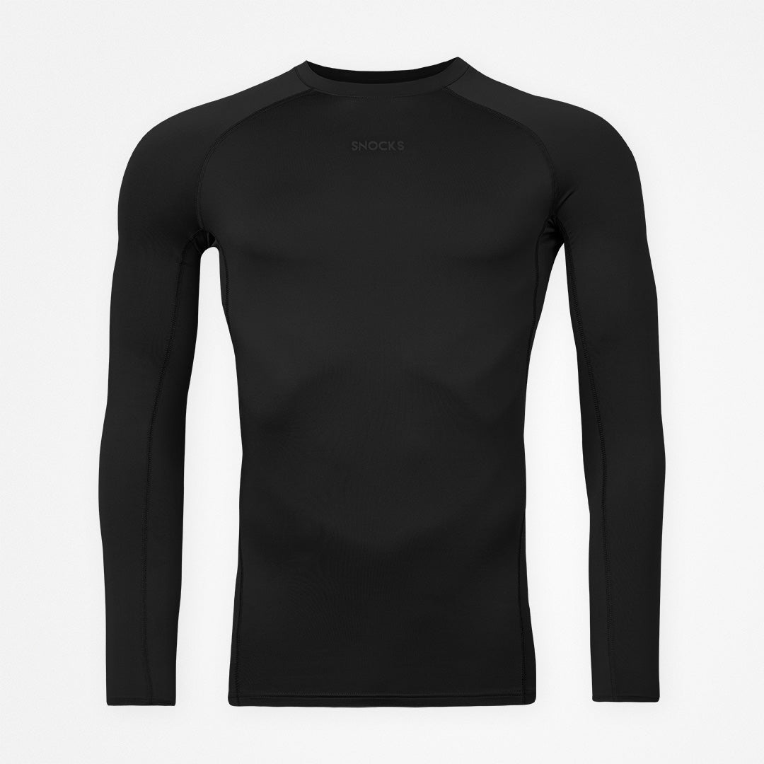 Funktionsshirt langarm Herren - Oberteile - Schwarz