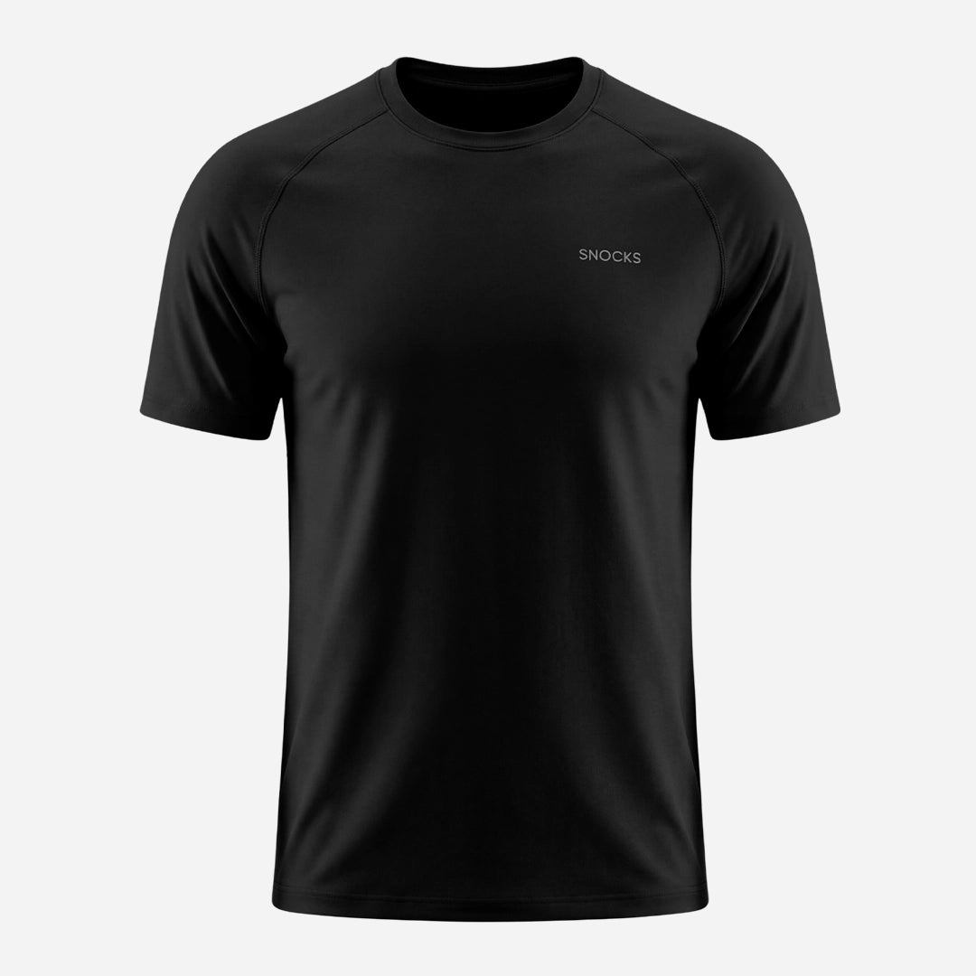 Trainingsshirt Raglan Herren - Oberteile - Schwarz