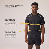 Trainingsshirt mit Reflexstreifen - Oberteile - Passform