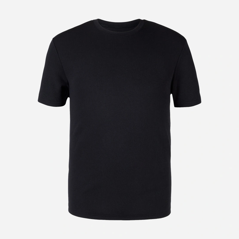 Trainingsshirt Allover Mesh Herren -Oberteile - Schwarz