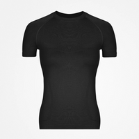 Sport Shirt Seamless Damen - Oberteile - Schwarz