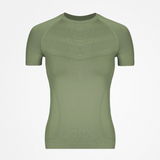 Sport Shirt Seamless Damen - Oberteile - Hellgrün