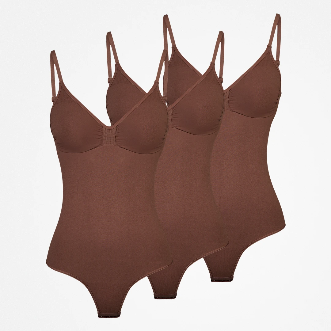 {"alt": "Shaping Body Seamless- Oberteile - Braun", "quantity":"3"}