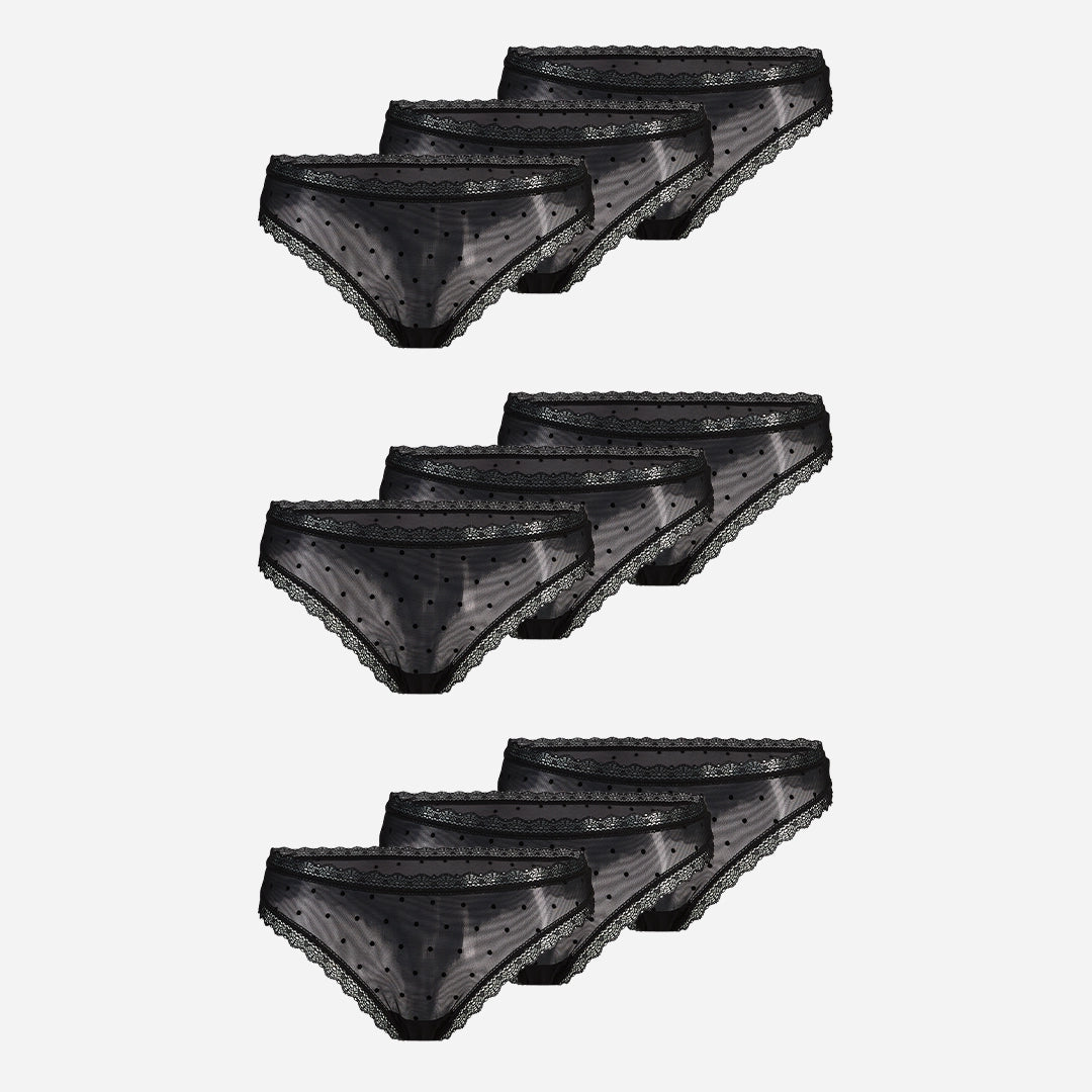 {"alt": "Tangas mit Spitze love - Unterhosen - Schwarz", "quantity":"3"}