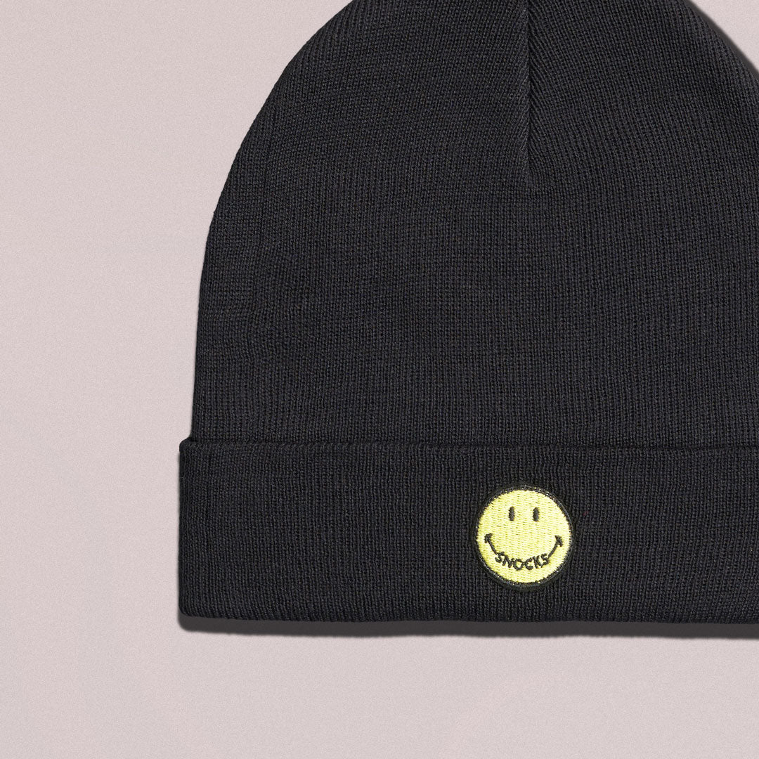 SMILEX x SNOCKS Beanie - Hüte - Smiley Stickerei