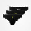 SMILEY x SNOCKS Tangas mit Spitze - Unterhosen - SMILEY