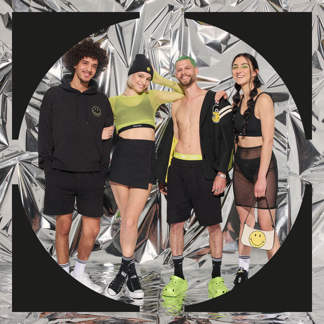 SMILEY x SNOCKS Boxershorts - Unterhosen - SMILE A LOT WHY NOT.