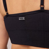 Gerippter Sport-BH - Oberteile - SNOCKS-Logo