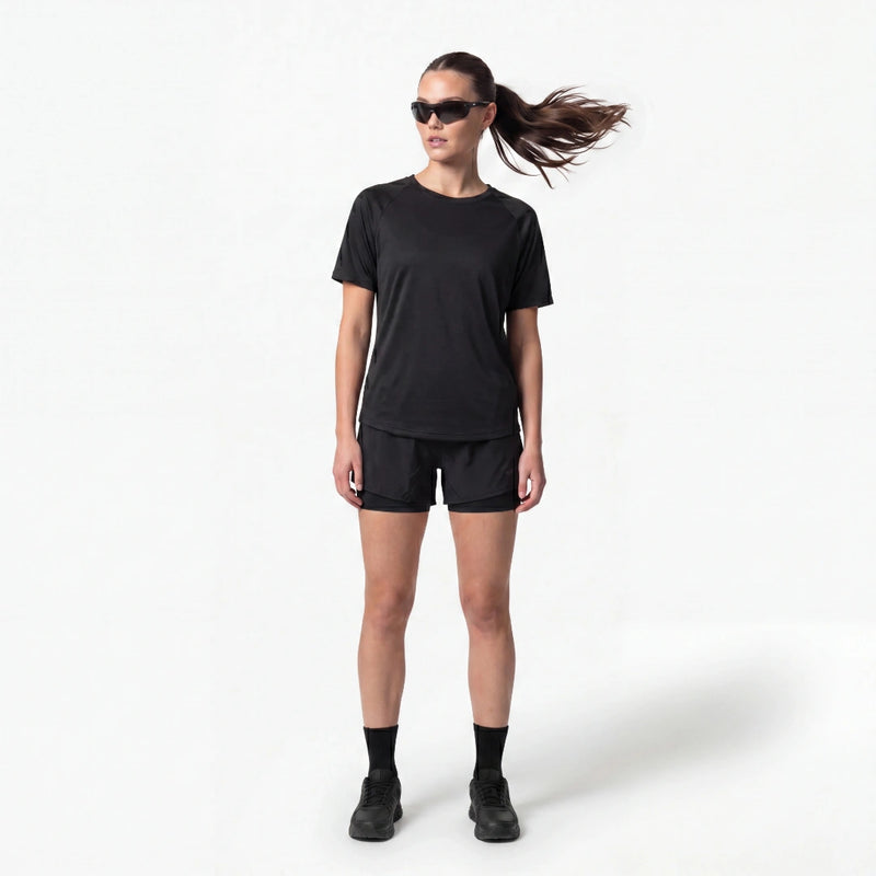 Sport Shirt Mesh Damen - Oberteile -
