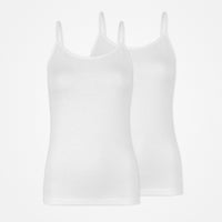 Tops spaghetti pour femmes - Hauts - Blanc