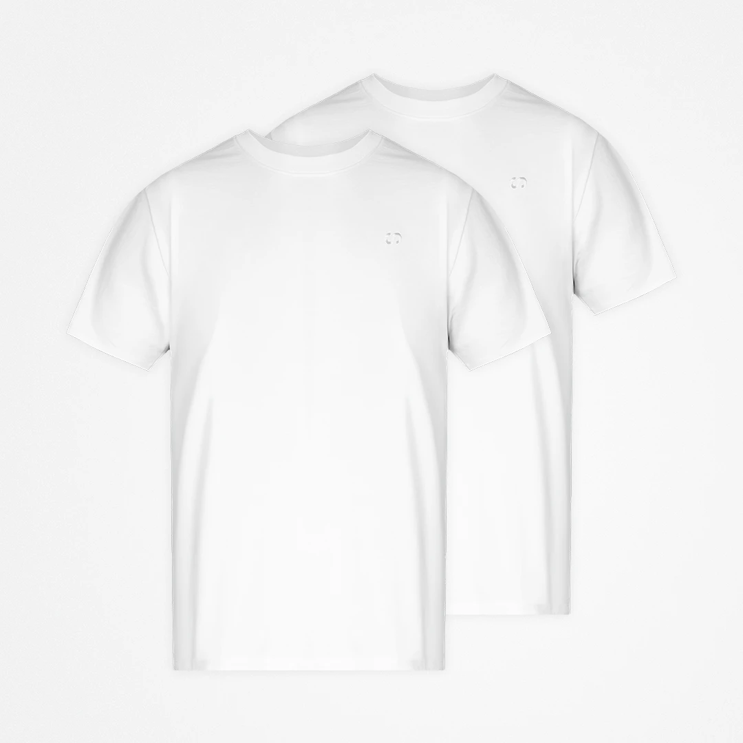 {"alt": "Basic T-Shirt Herren - Oberteile - Weiß", "quantity":"2"}