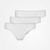 Tangas mit Spitze - Unterhosen - Weiß