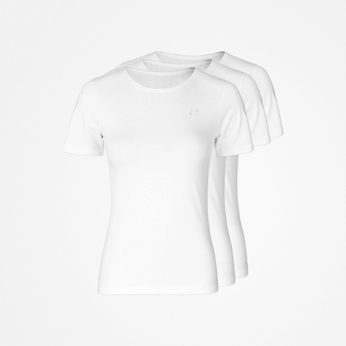 {"alt": "Basic T-Shirt Damen - Oberteile - Weiß", "quantity":"3"}