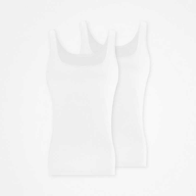 {"alt": "Ripp Tank Top Damen - Oberteile - Weiß", "quantity":"2"}