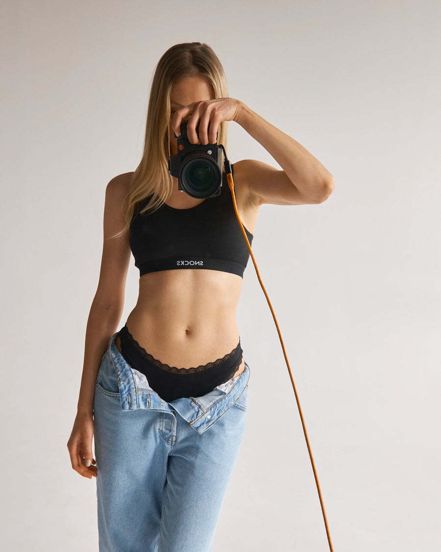 Reggiseno morbido & perizomi in pizzo