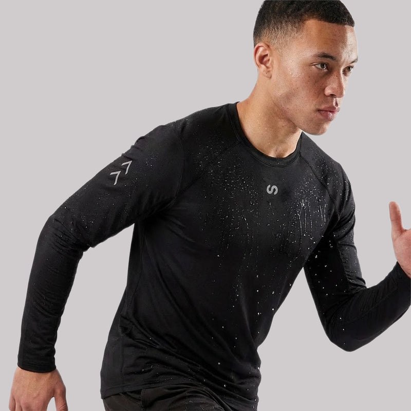 Laufshirt langarm Herren - Oberteile - Kaum spürbares Tragegefühl