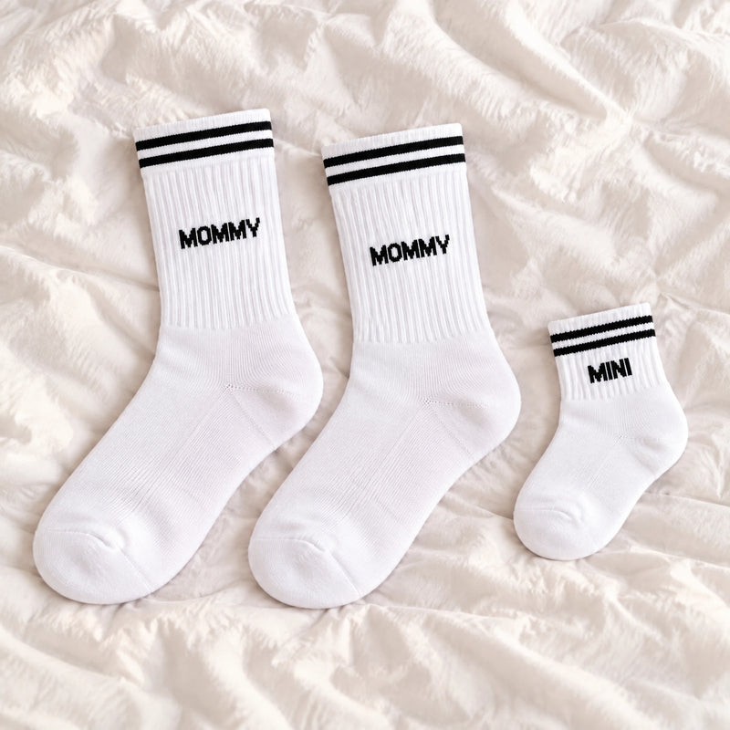 Familiensocken „Mommy, Mommy, Mini“ - Socken - Starkes Team