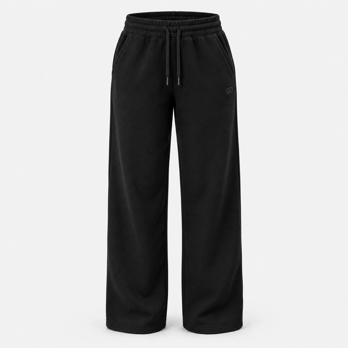 Jogginghose mit weitem Bein Damen - Hosen - Schwarz