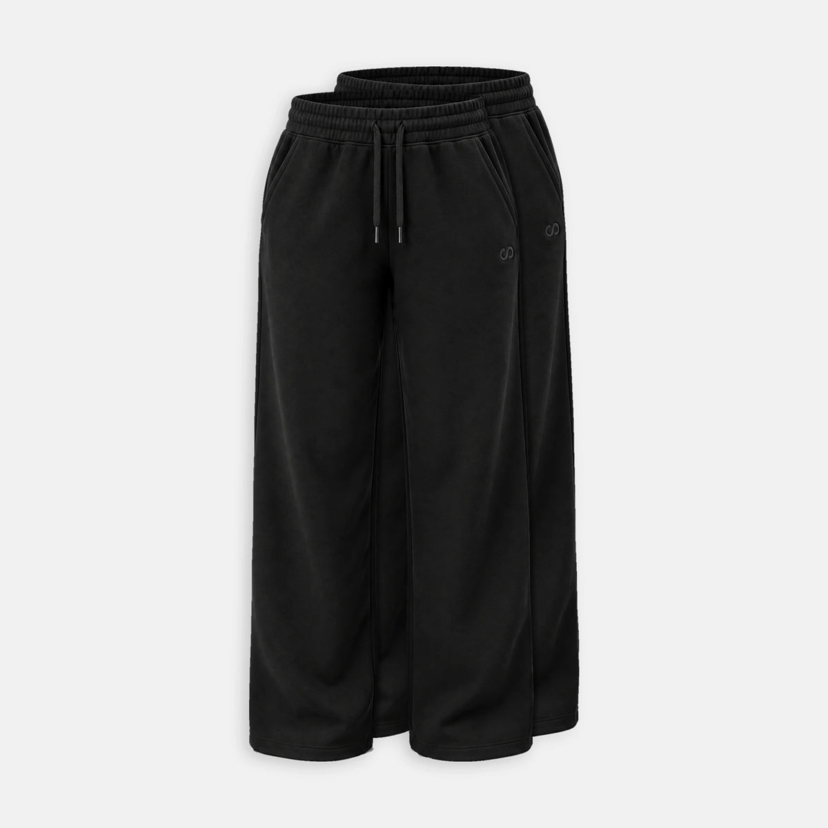 {"alt": "Jogginghose mit weitem Bein Damen - Hosen - Schwarz", "quantity":"2"}