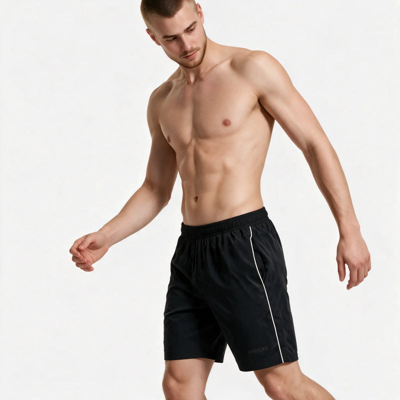 Sport Shorts Herren mit Kontraststreifen - Hosen - Sportliches Statement