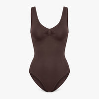 Shaping Body mit breiten Trägern - Oberteile - Coffee Bean