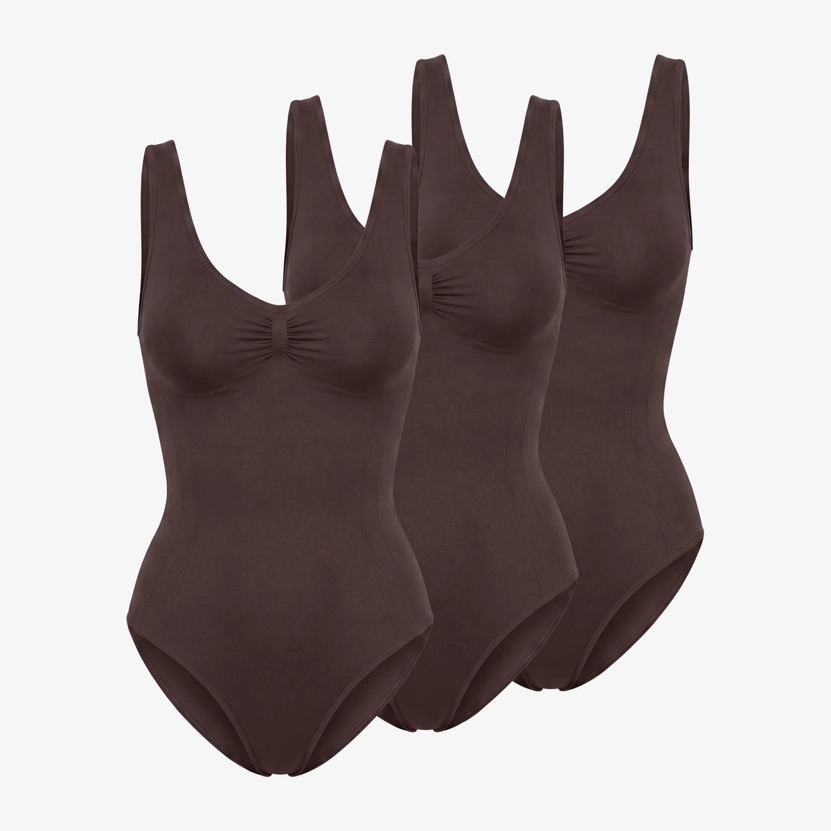 {"alt": "Shaping Body mit breiten Trägern - Oberteile - Coffee Bean", "quantity":"3"}