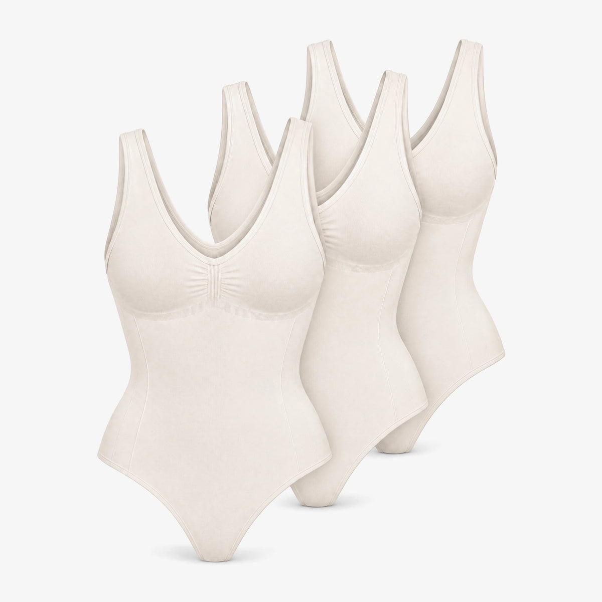 {"alt": "Stark formender Shaping Body mit Cups - Oberteile - Cremeweiß", "quantity":"3"}