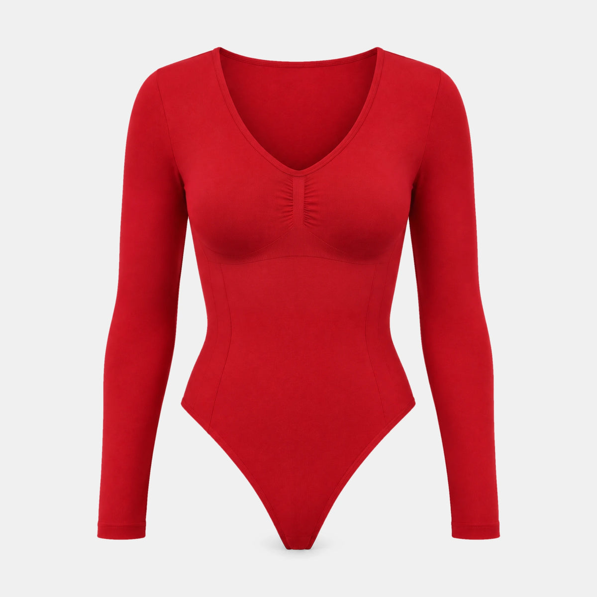 Shaping Body Langarm mit String - Oberteile - Classic Red