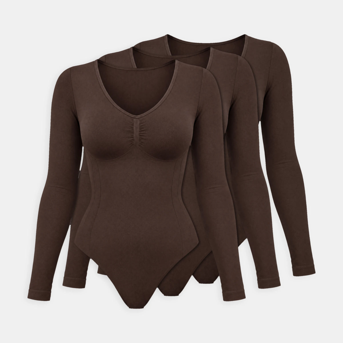 {"alt": "Shaping Body Langarm mit String - Oberteile - Coffee Bean", "quantity":"3"}