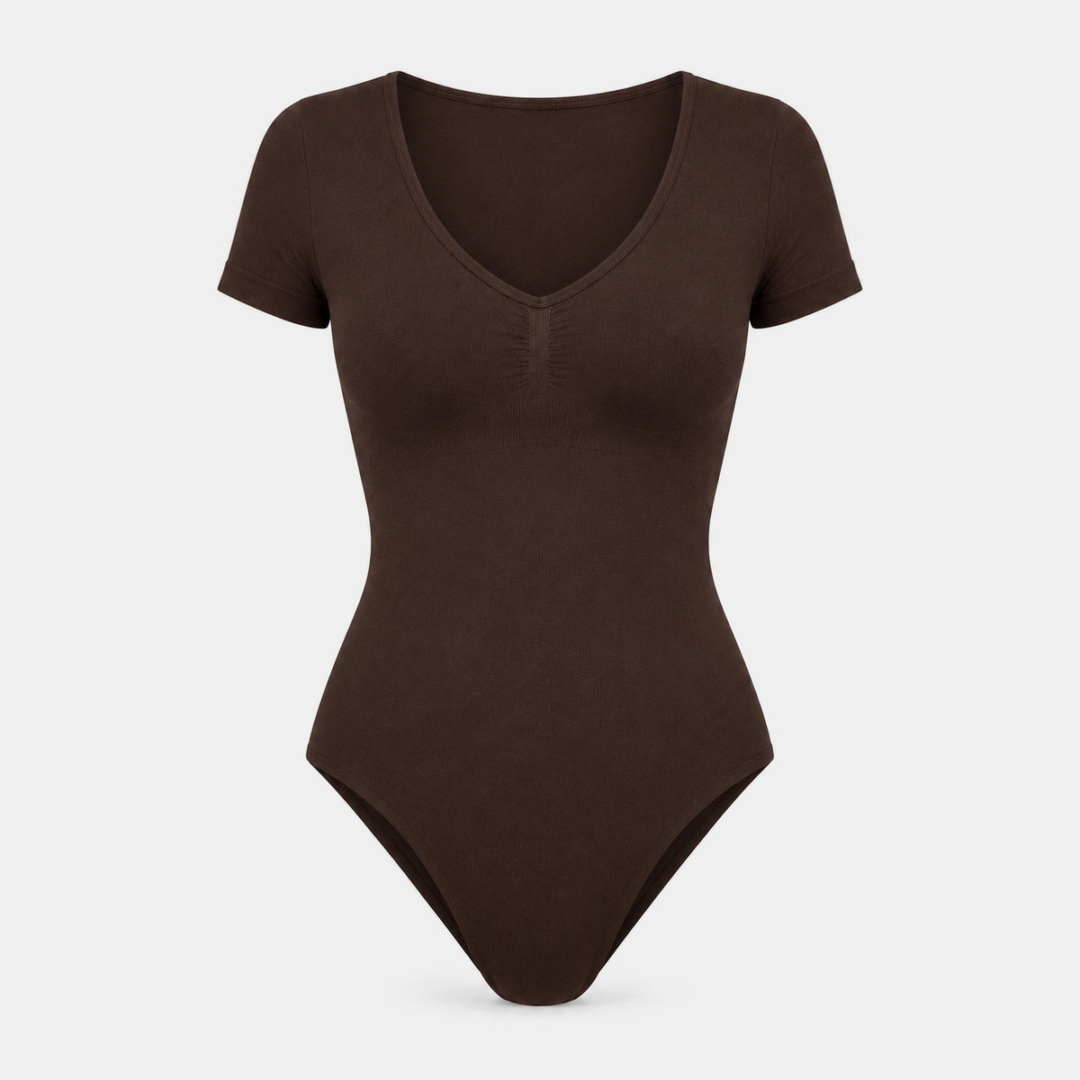 Shaping Body Kurzarm - Oberteile - Coffee Bean