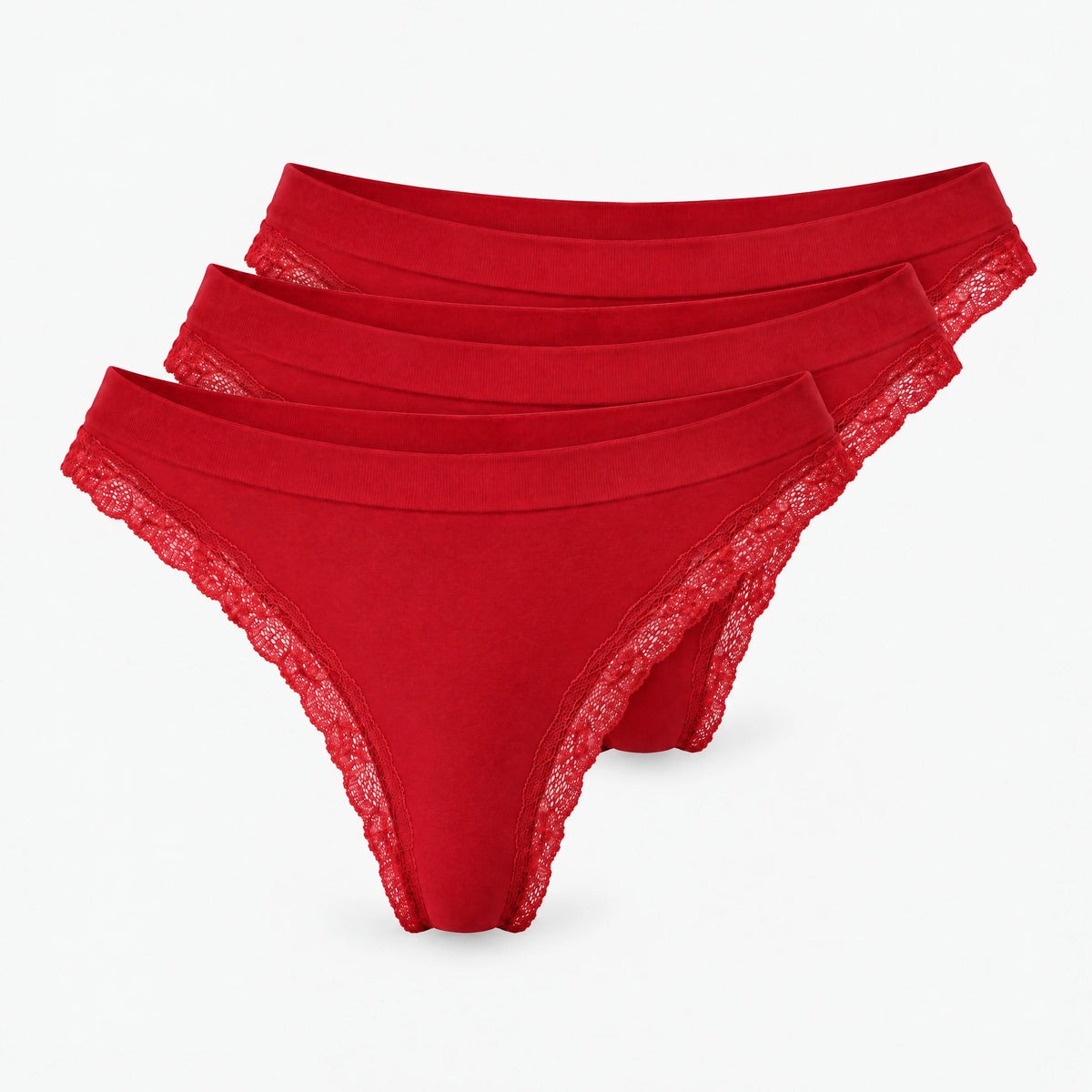 {"alt": "Seamless Strings mit Spitze - Unterhosen - Classic Red", "quantity":"3"}