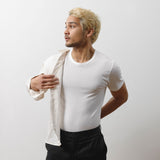 Rundhals T-Shirt extra lang - Oberteile - Perfekt unter deinem Hemd