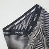 Lange Boxershorts mit Streifen | Schwarz