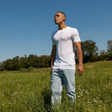 Premium Unterhemd Rundhals Herren - Oberteile - Sitzt wie angegossen