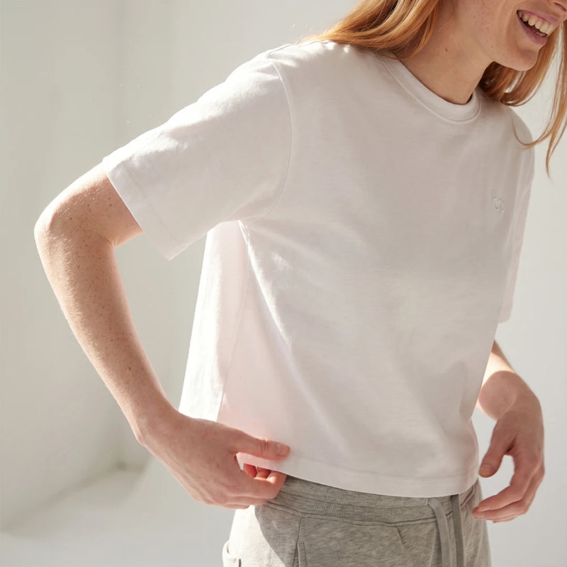 T-shirt court femme | Blanc