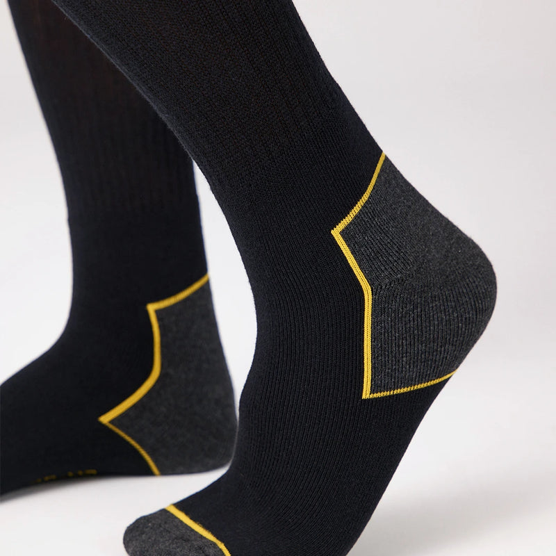 Hochwertige Arbeitssocken | Schwarz/Weiße Akzente