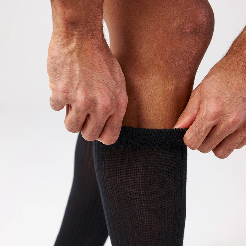 Hochwertige Arbeitssocken | Schwarz/Weiße Akzente