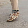 Retro Sneaker Socken mit Streifen - Socken - Hochwertige Bio-Baumwolle
