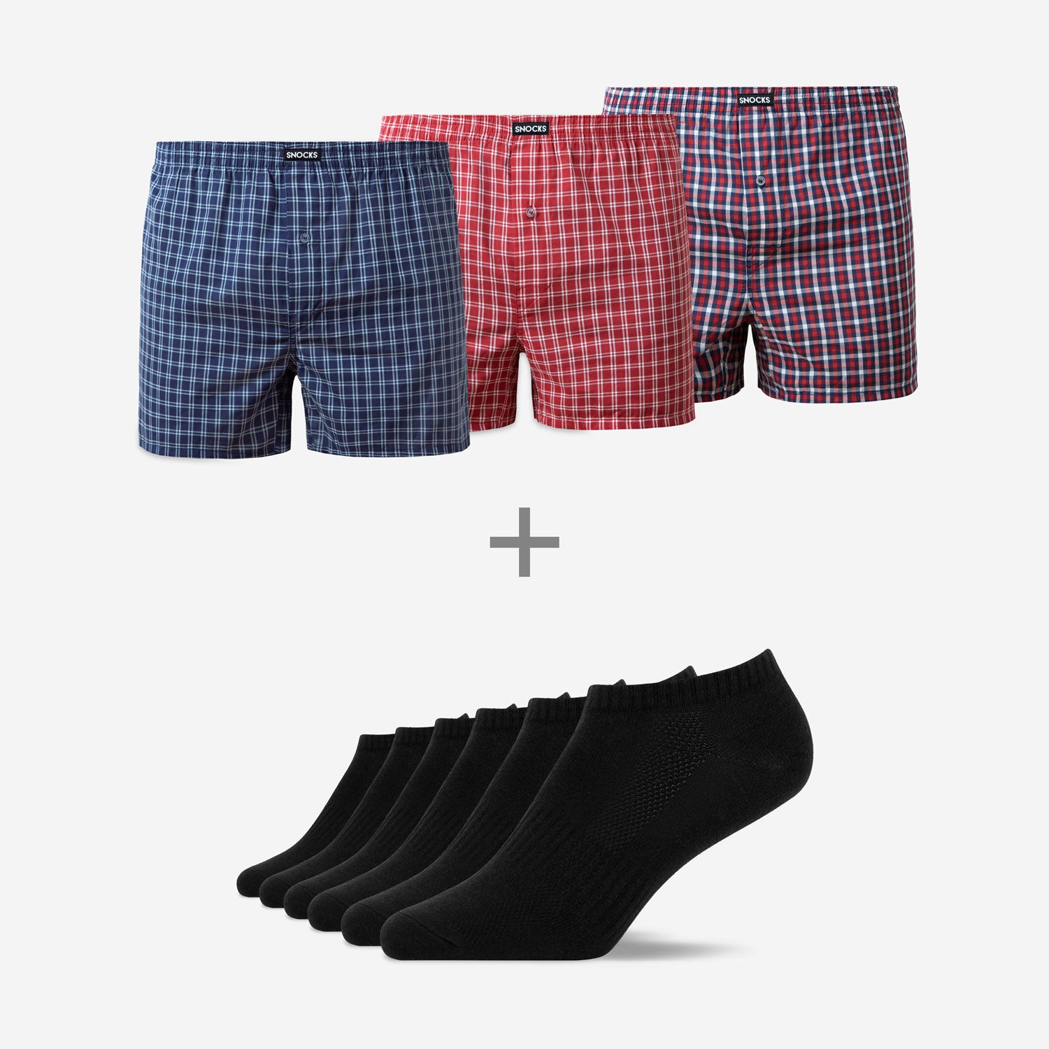 Classic Bundle - American Boxershorts - Sneaker Socken