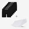 Long Boxershorts Bundle - Boxershorts mit längerem Bein - Sneaker Socken