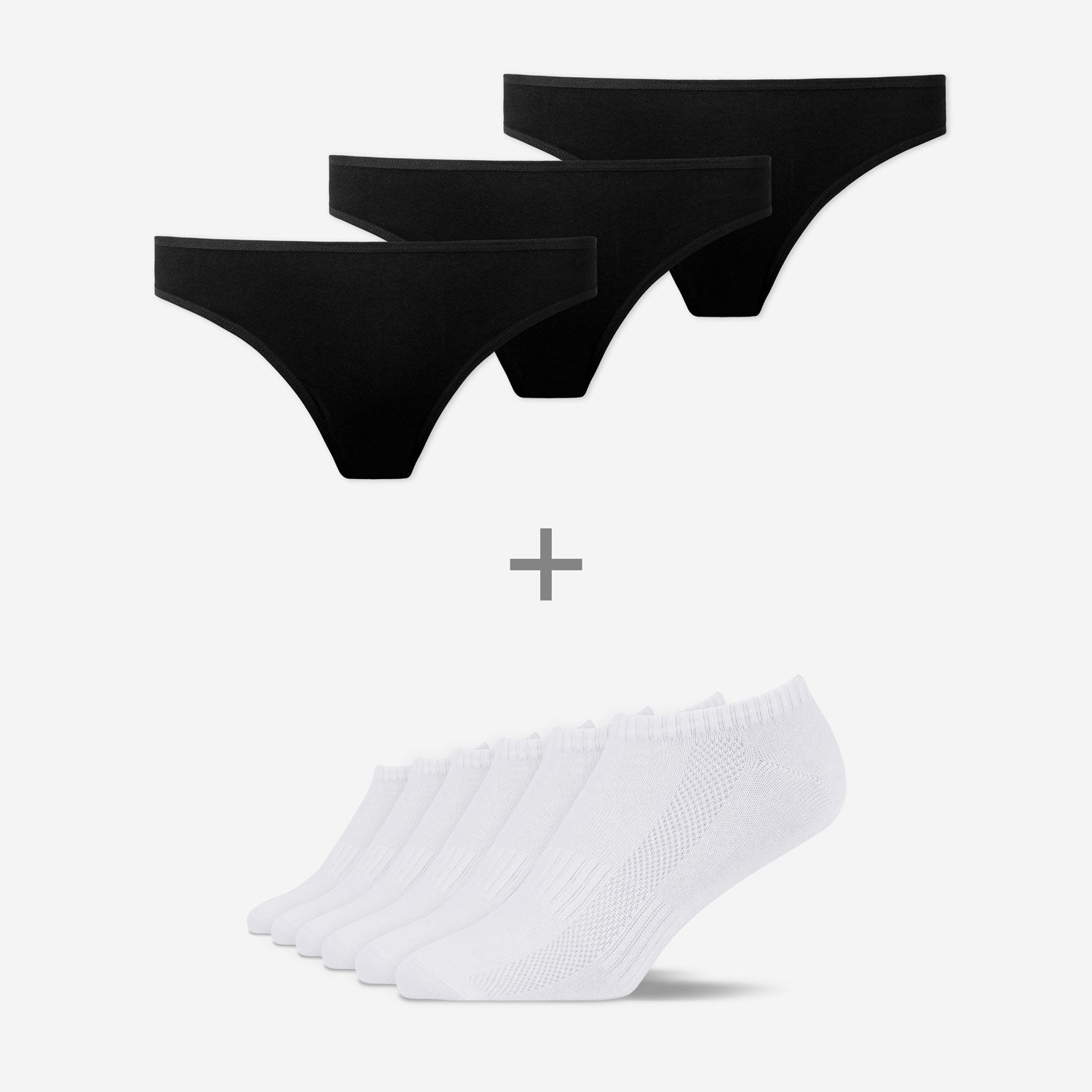 Women's Basic Bundle - Tangas - Sneaker Socken