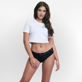 SNOCKS x femtis Period Panty -   ALWA Slip Period Super | Schwarz