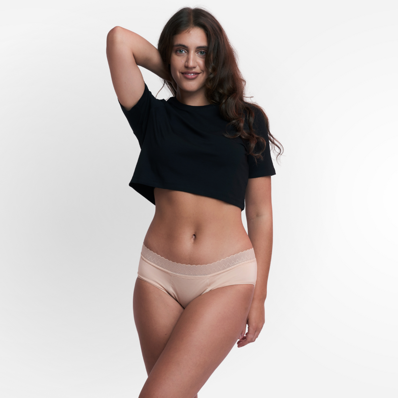 SNOCKS x femtis Period Panty - VIKA Hipster - Karamell