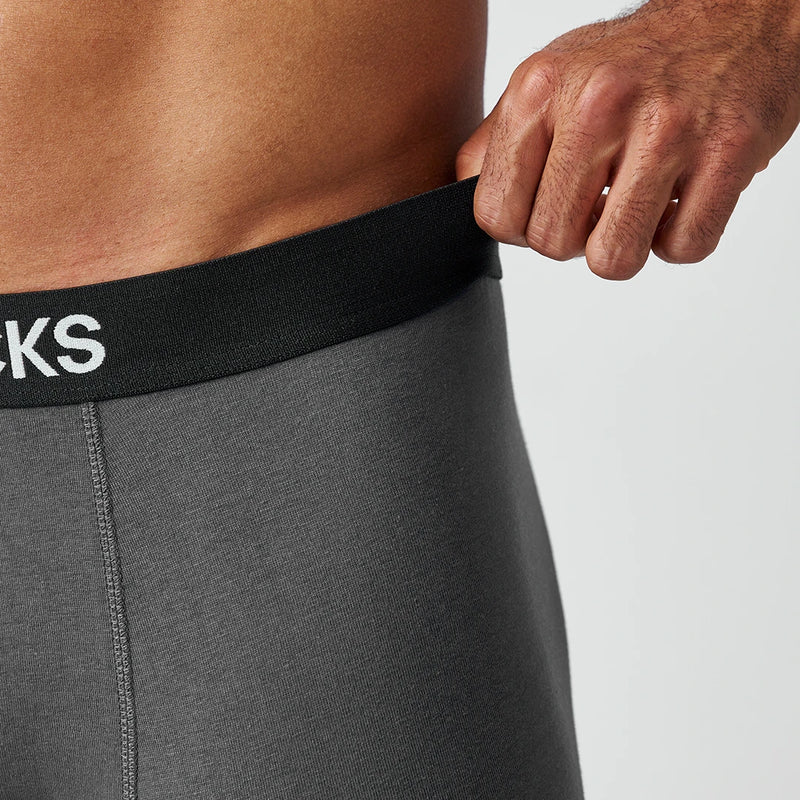 Lange Boxershorts | Mix (Schwarz/Grau/Dunkelblau)