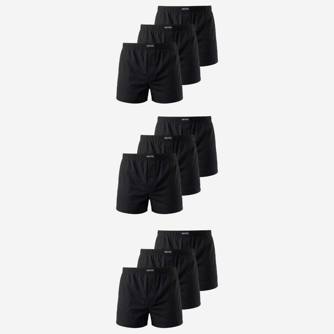 {"alt": "American Boxershorts Jersey - Unterhosen - Schwarz", "quantity":"3"}